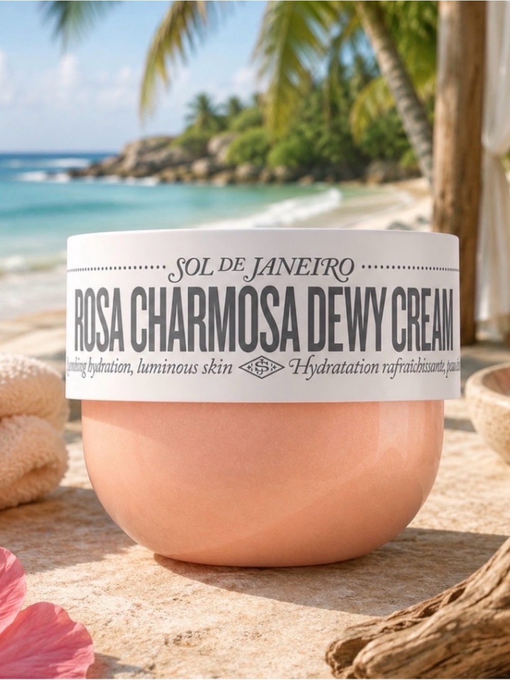 NEW Sol de Janeiro Rosa Charmosa Dewy Cream ~ Limited Edition 
Jumbo 8.1 ounces